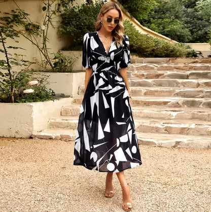 Summer Breeze V-Neck Maxi Dress